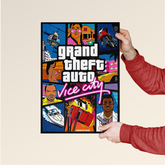 Grand Theft Auto – Vice City Retro Poster